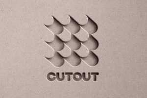 Free Paper Cutout Logo Text Effect PSD - Free Photoshop Files | PsFiles