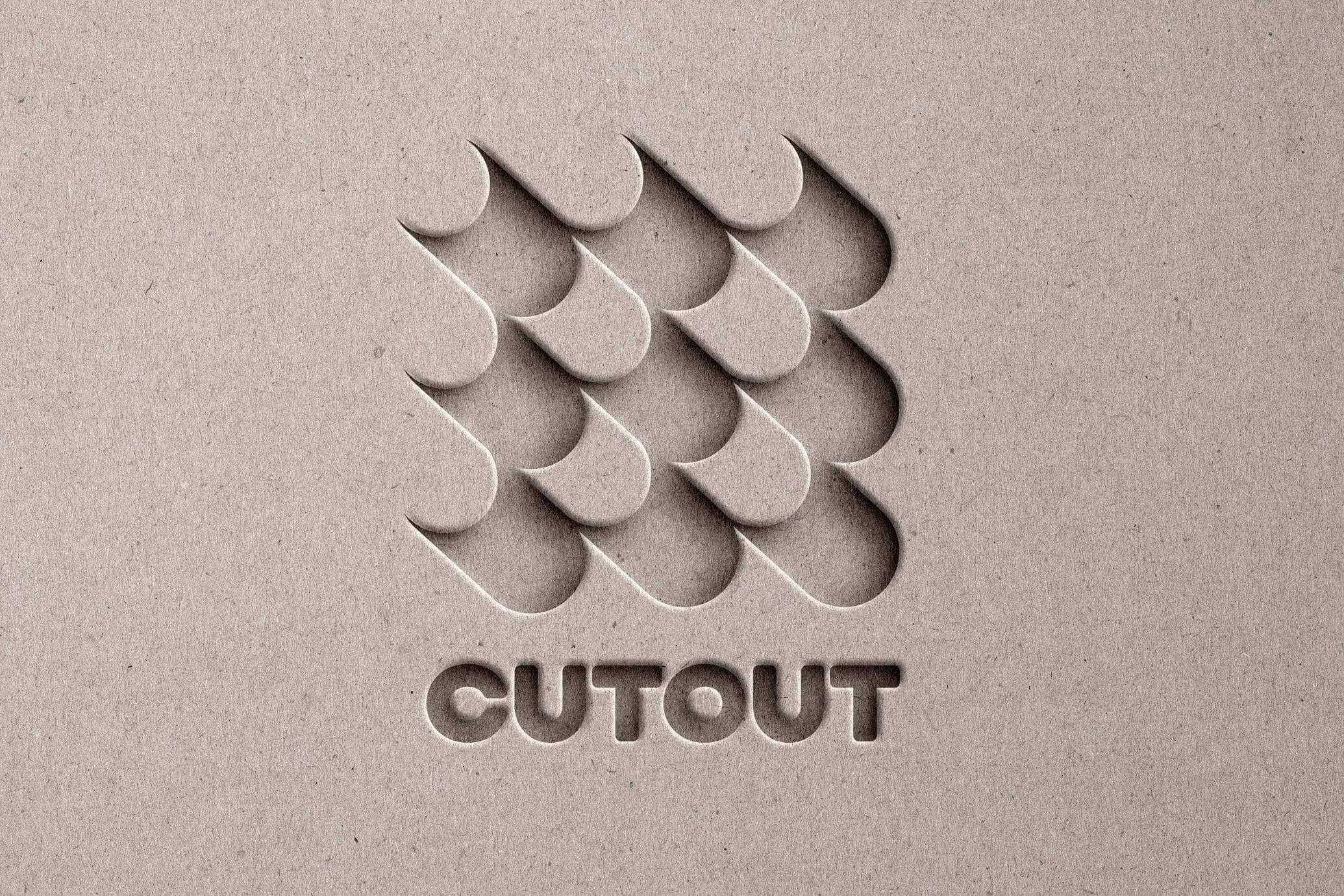 Free Paper Cutout Logo Text Effect PSD - Free Photoshop Files | PsFiles