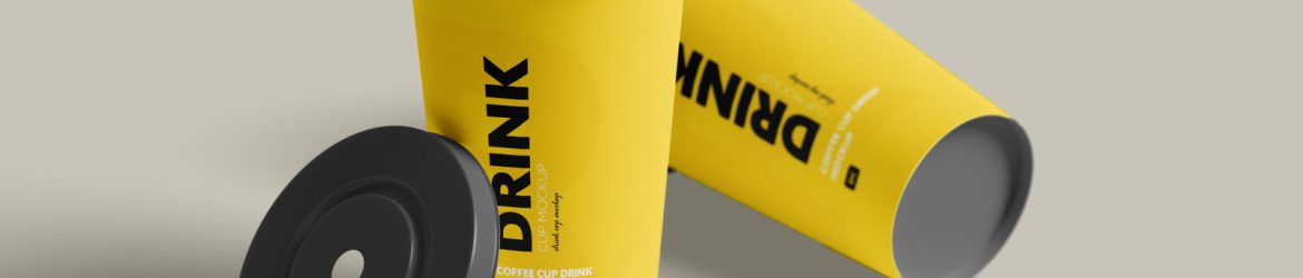 Free Paper Drink Cup Mockup