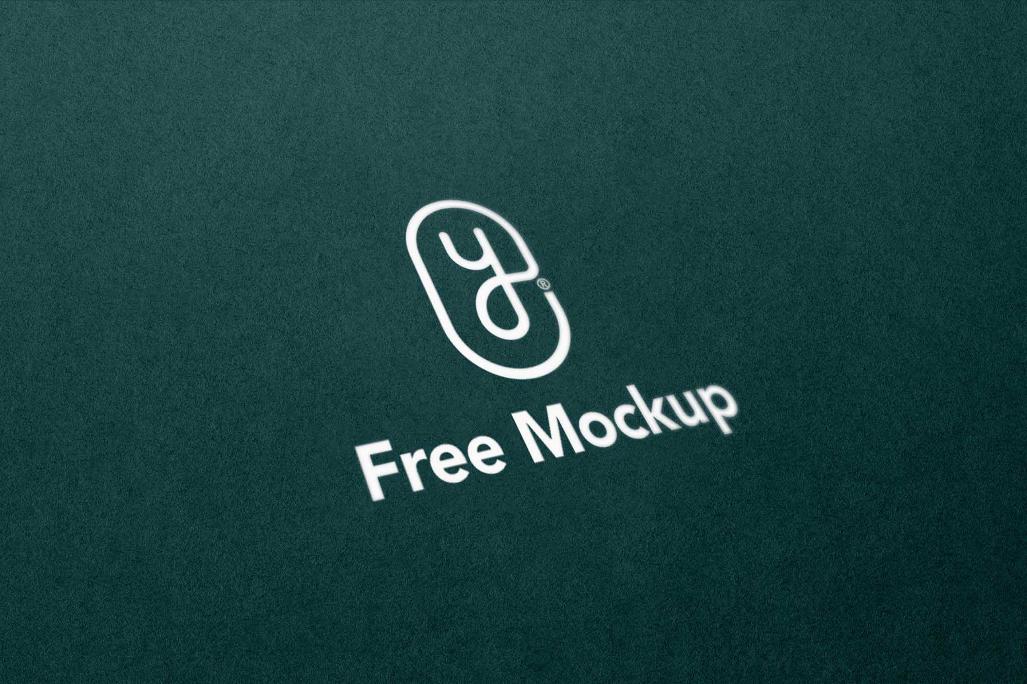 Free Paper Printed Logo Mockup PSD - Free Mockup PSD Files