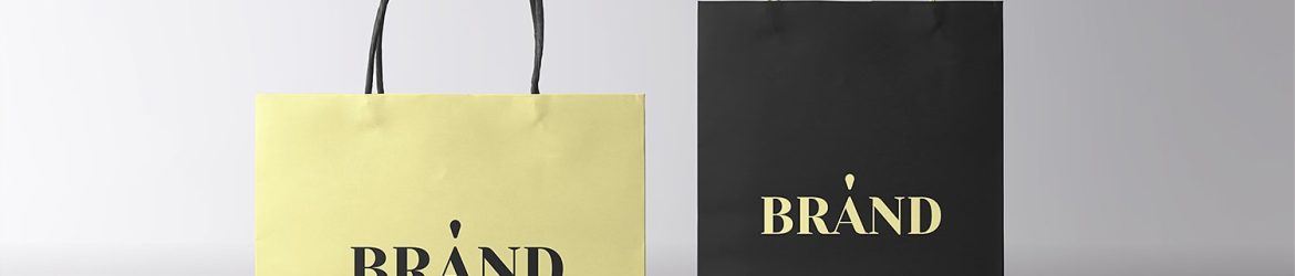 Free Paper Shopping Bags Mockup