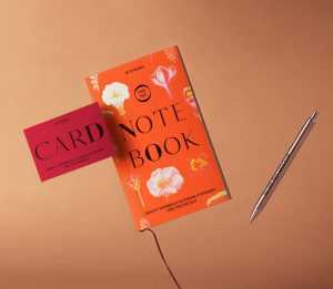 Free Paperback Personal Notebook Mockup PSD