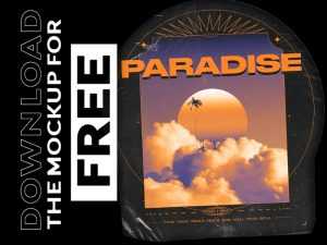 Free Paradise Plastic Wrapper Mockup PSD