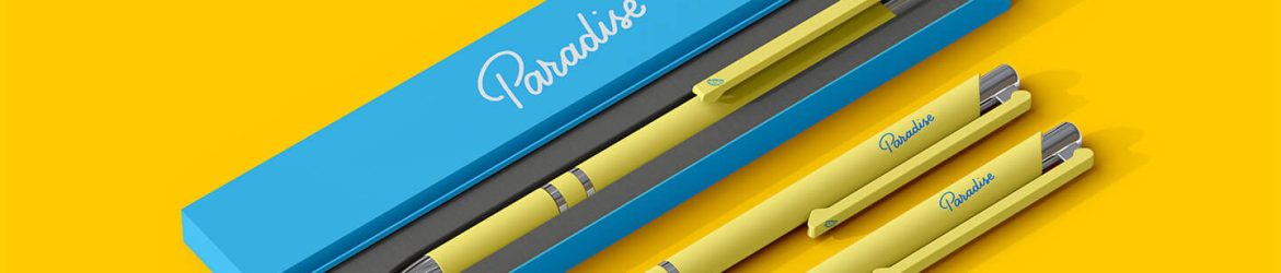 Free Parker Pen Package Mockup PSD