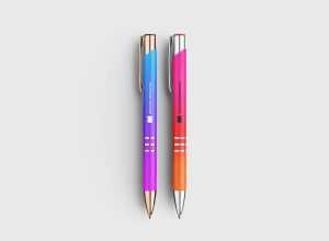 Free Pen Mockups PSD 5 set