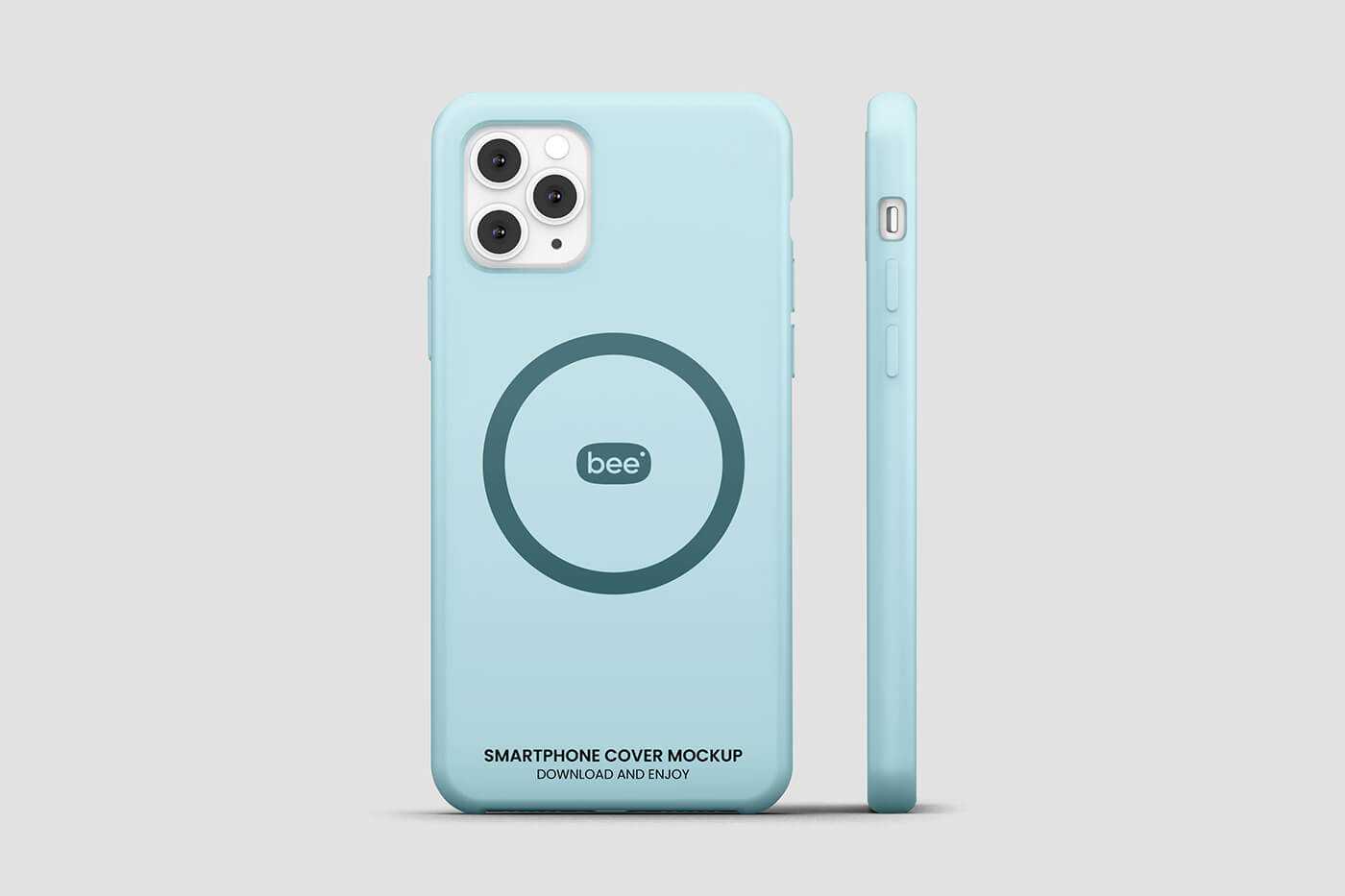 Free Phone Back Cover Mockup PSD PSD