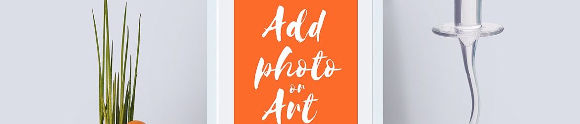 Free Photo Frame Mockup Scene