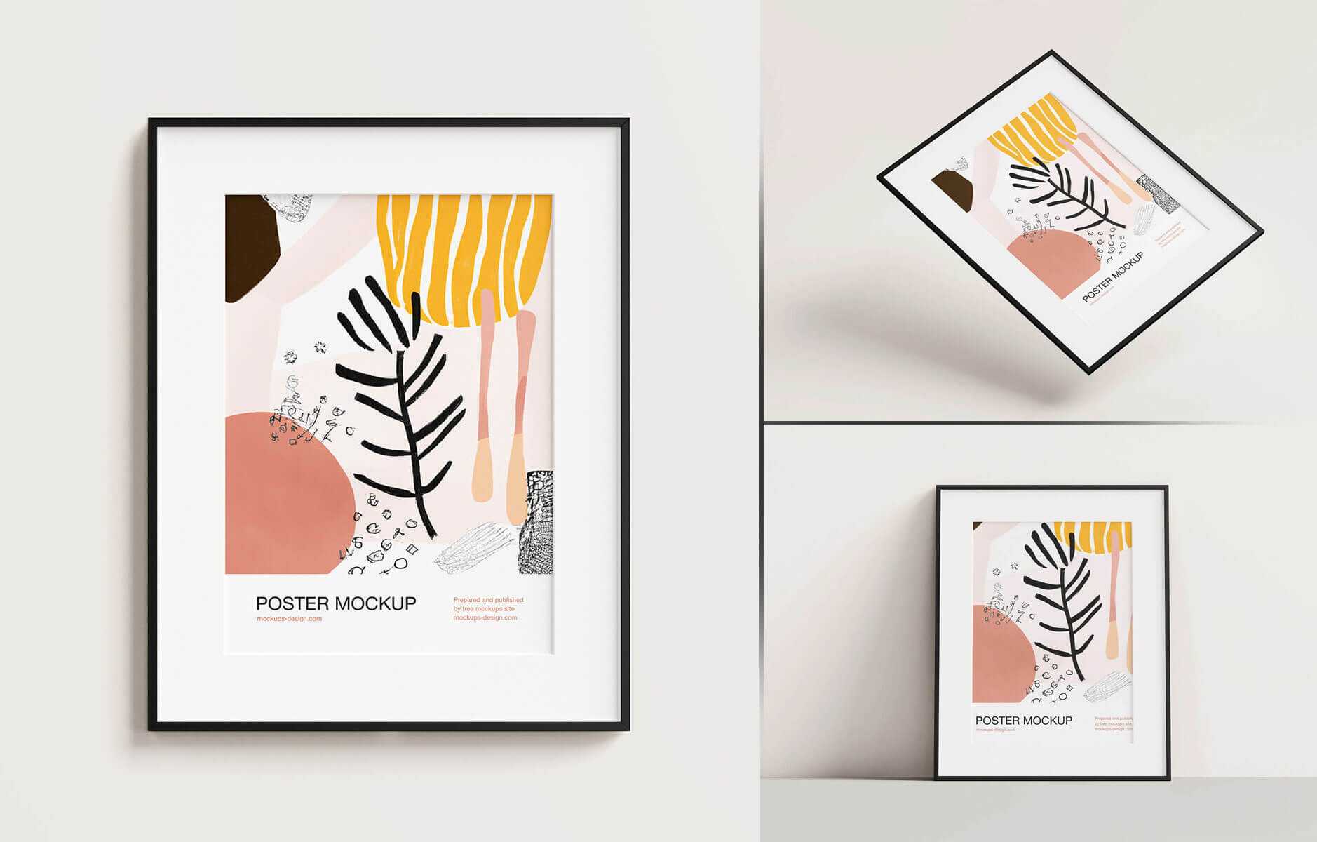 Free Photo Frame Mockups Free PSD set