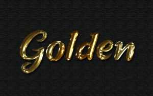 Free Photoshop Golden Text Effect