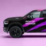Free Pick-up Mockup - Free PSD Download Free Pick-up Mockup