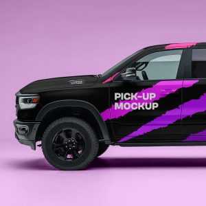 Free Pick-up Mockup
