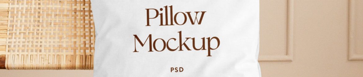 Free Pillow on Chair Mockup