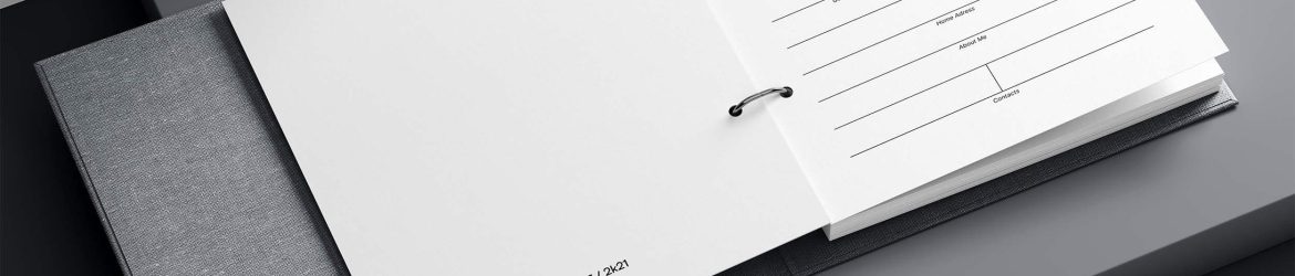 Free Planner Inserts Mockup PSD