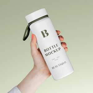 Free Plastic Bottle Mockup