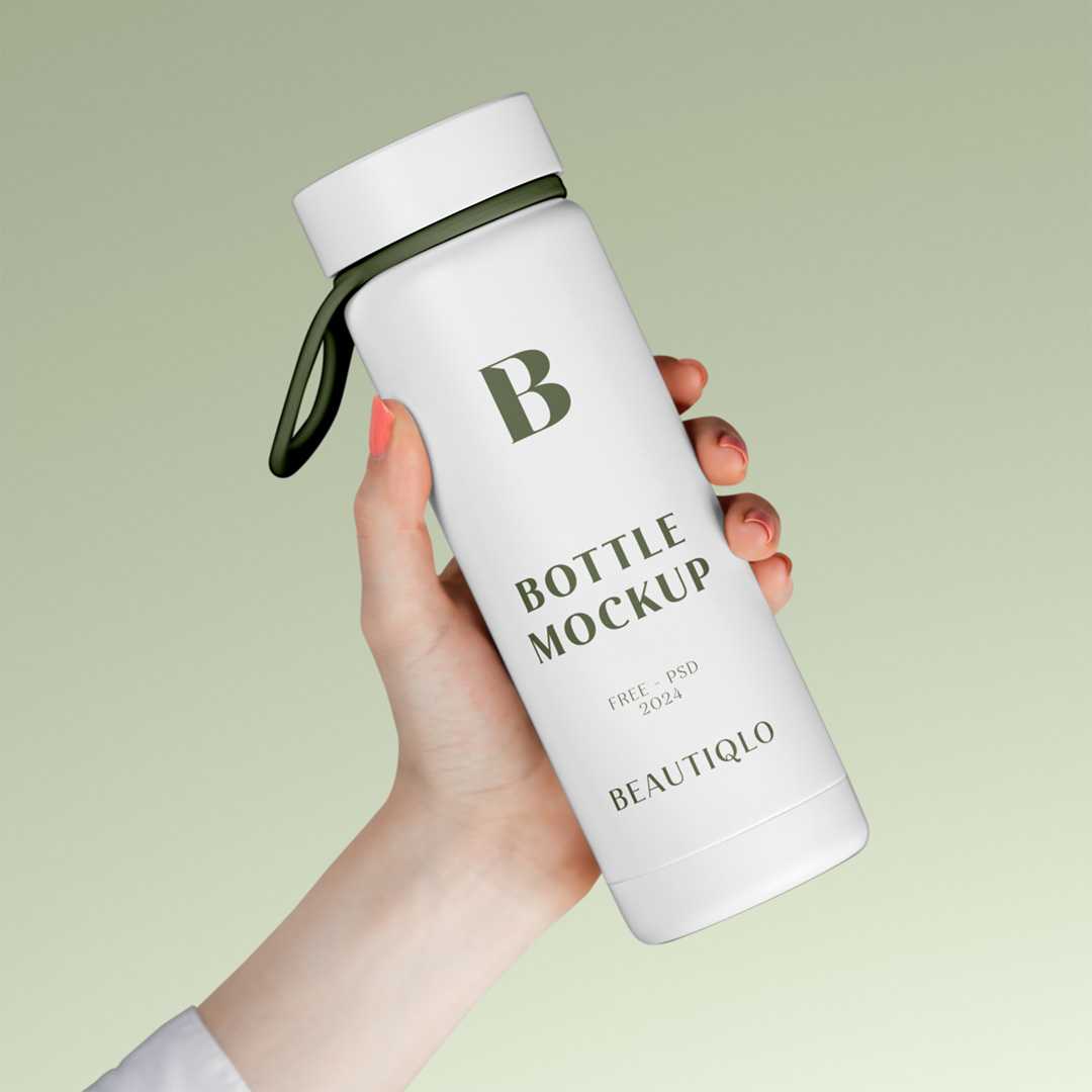 Free Plastic Bottle Mockup