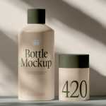 Free Plastic Cosmetic Bottle and Deodorant Mockup - Free PSD Download Free Plastic Cosmetic Bottle and Deodorant Mockup