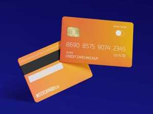 Free Plastic Credit / Debit Bank Card Mockup 3 PSD Set