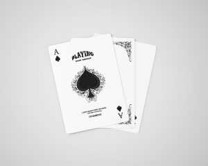 Free Playing Card Mockup