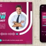 Free Podcast Cover Art Template Design PSD - Free PSD Download Free Podcast Cover Art Template Design PSD