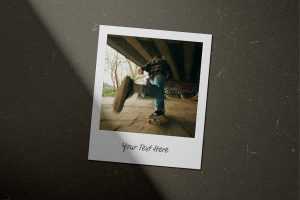 Free Polaroid Frame Mockup PSD Templates