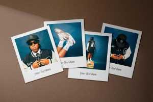 Free Polaroid Mockup Scene PSD Templates