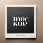 Free Polaroid Photo Frame Mockup Top view Templates - Free PSD Download Free Polaroid Photo Frame Mockup Top view Templates
