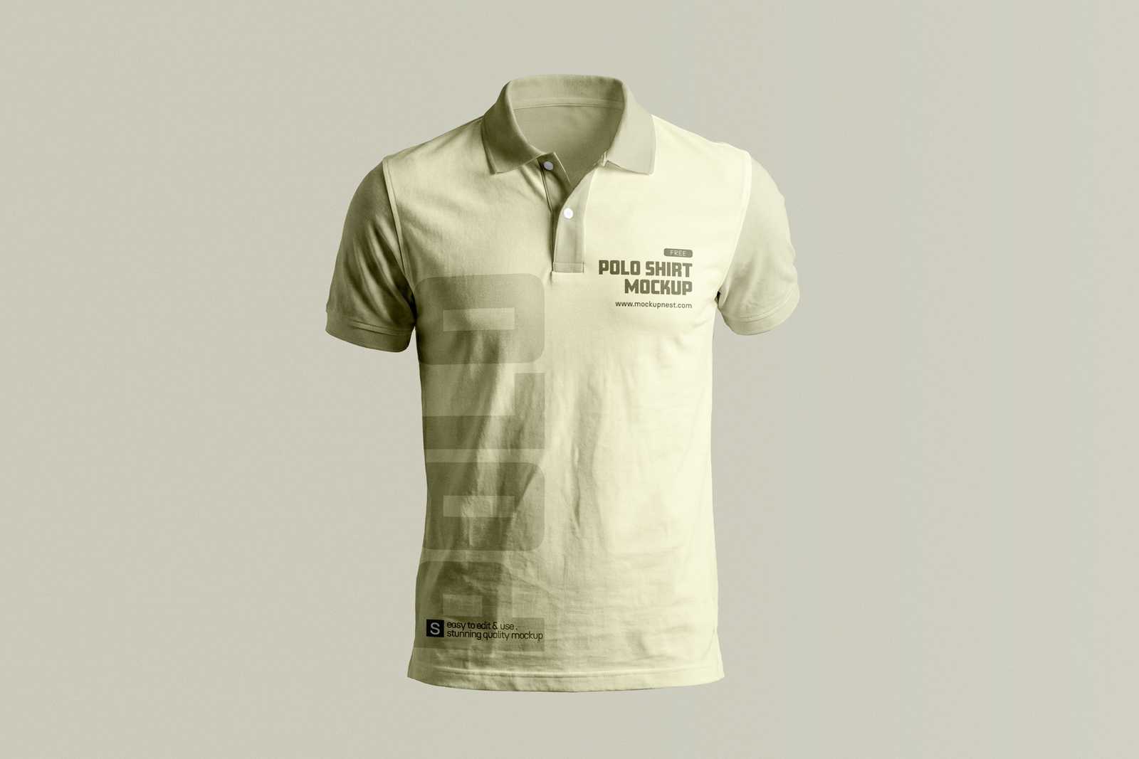 Free Polo Shirt Mockup