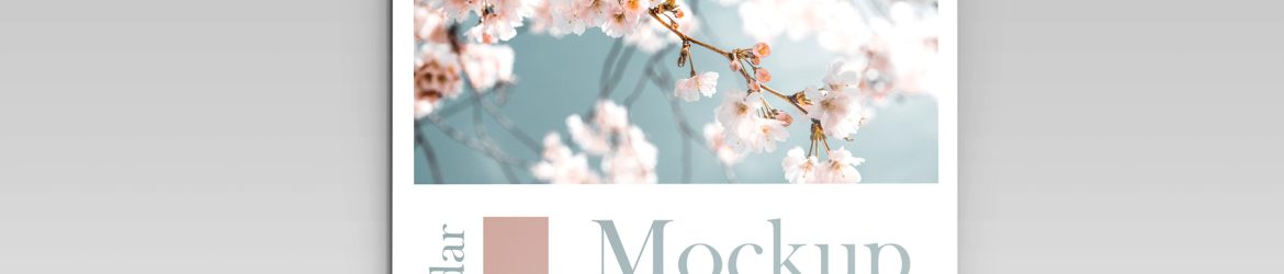 Free Portrait Wall Calendar Mockups PSD set Free Portrait Wall Calendar Mockups PSD set