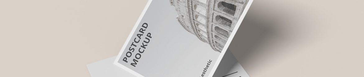 Free Postcard Mockup PSD | A6 Postcard