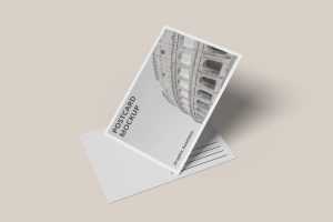 Free Postcard Mockup PSD | A6 Postcard