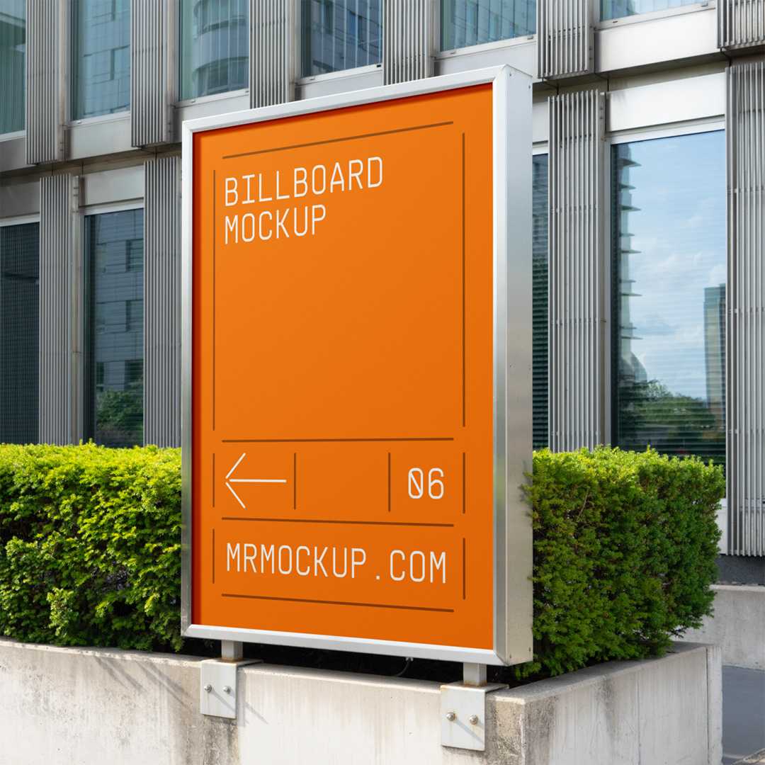 Free Poster Billboard Mockup
