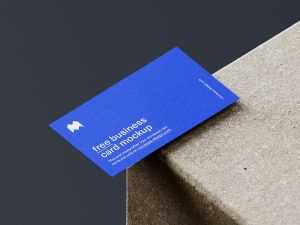 Free Premium Business Card Mockups PSD Templates