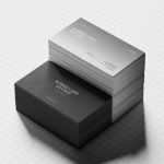 Free Premium Stacked Business Card Mockup PSD - Free Photoshop Files