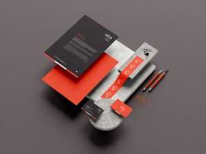 Free Premium Stationery Mockup PSD set PSD