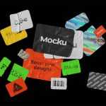 Free Pricing Sticker Mockups Pack PSD files