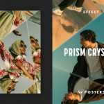 Free Prism Crystal Photo Effect PSD for Posters