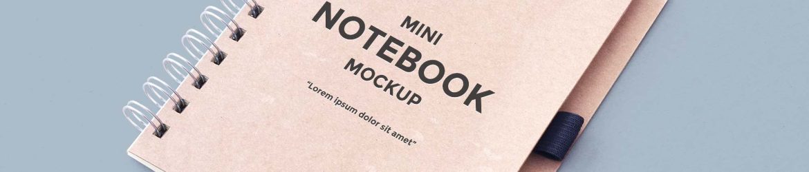 Free Professional Notebook Mockup PSD