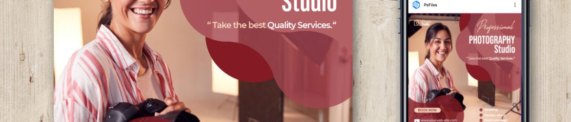 Free Professional Photography Studio Social Media Post Template PSD Free Professional Photography Studio Social Media Post Template PSD