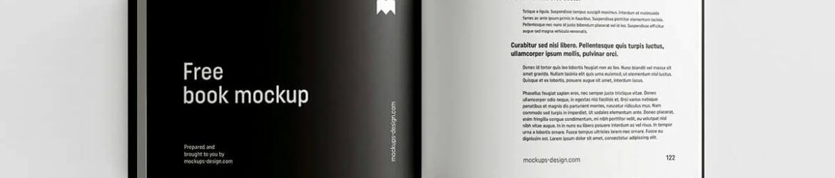 Free PSD Free Landscape Book Mockups PSD set Free PSD Free Landscape Book Mockups PSD set