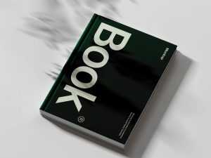 Free PSD Free Unique Hardcover Book With Aesthetic Shadows Mockup PSD | Best Free Mockups