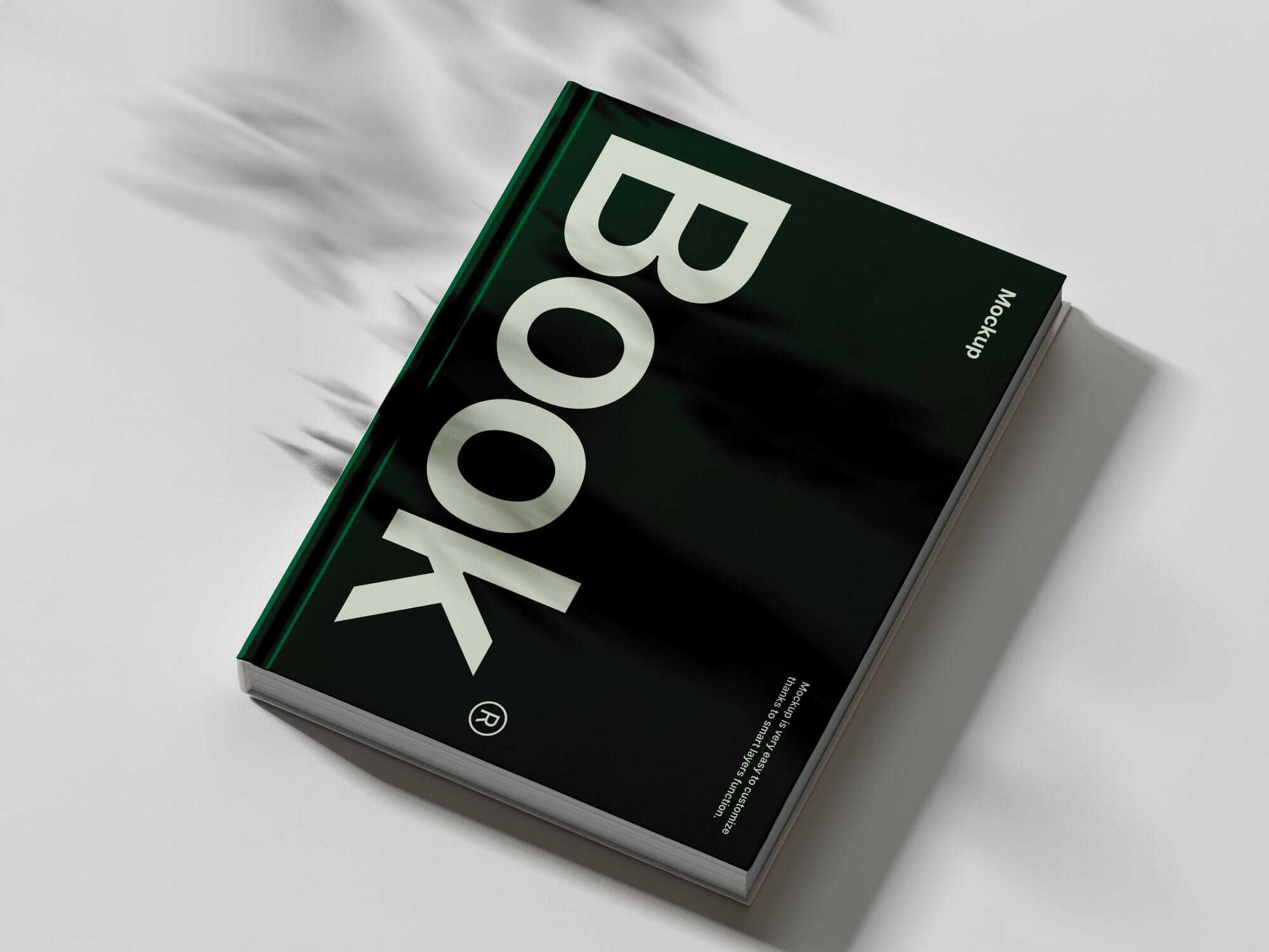 Free PSD Free Unique Hardcover Book With Aesthetic Shadows Mockup PSD | Best Free Mockups