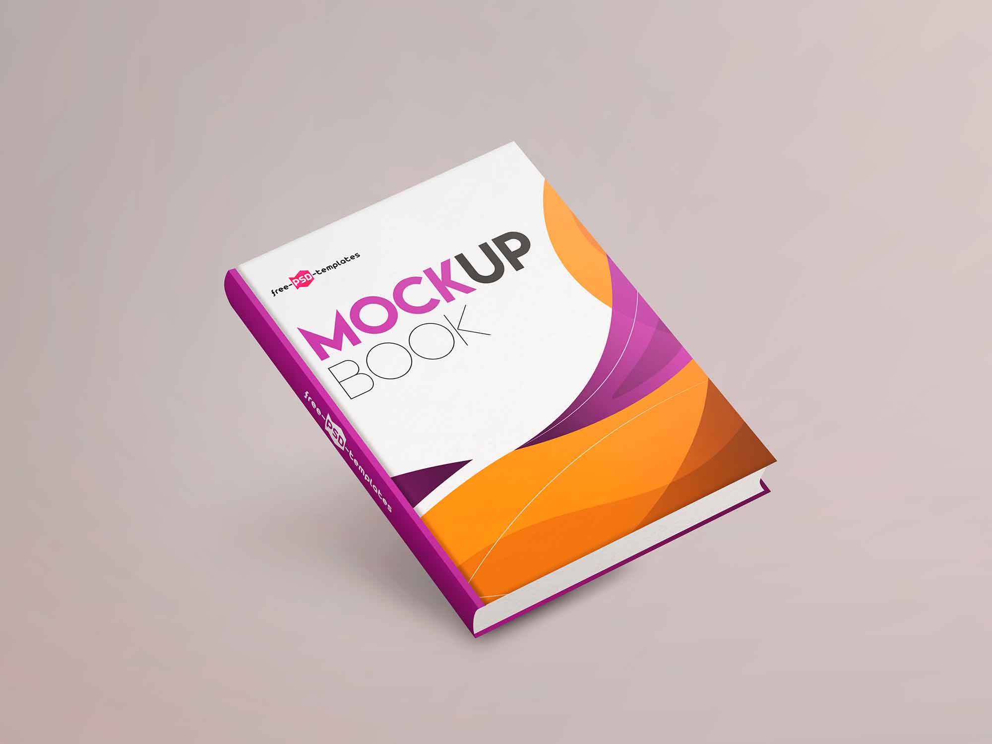 Free PSD Hardcover Book Mockup 2