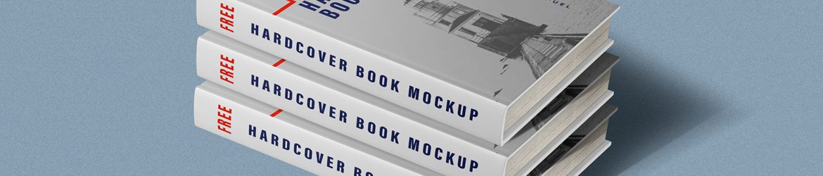 Free PSD Hardcover Book PSD Mockup