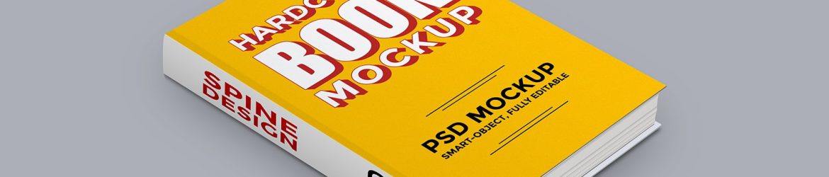Free PSD Hardcover Book PSD Mockup