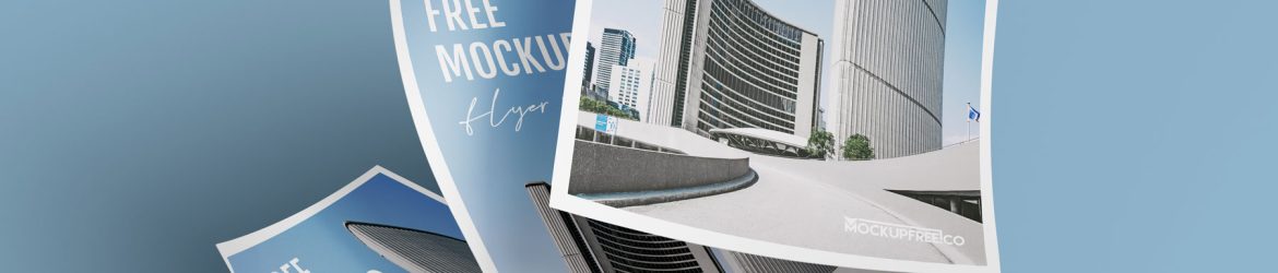 Free PSD Page Curled Flyer Free Mockup PSD Set Free PSD Page Curled Flyer Free Mockup PSD Set