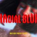 Free Radial Blur Photo Effect PSD Template - Best PsFiles