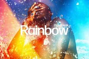Free Rainbow Light Leak Photo Overlayer Effect PSD file