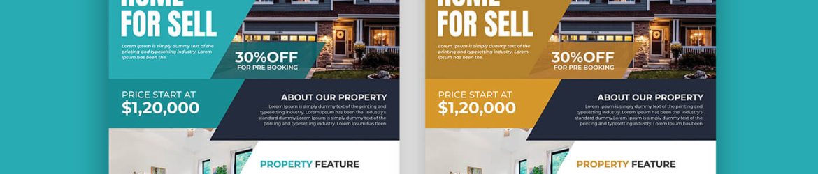 Free Real Estate Flyer Design PSD Template