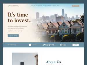 Free Real Estate Website PSD Template