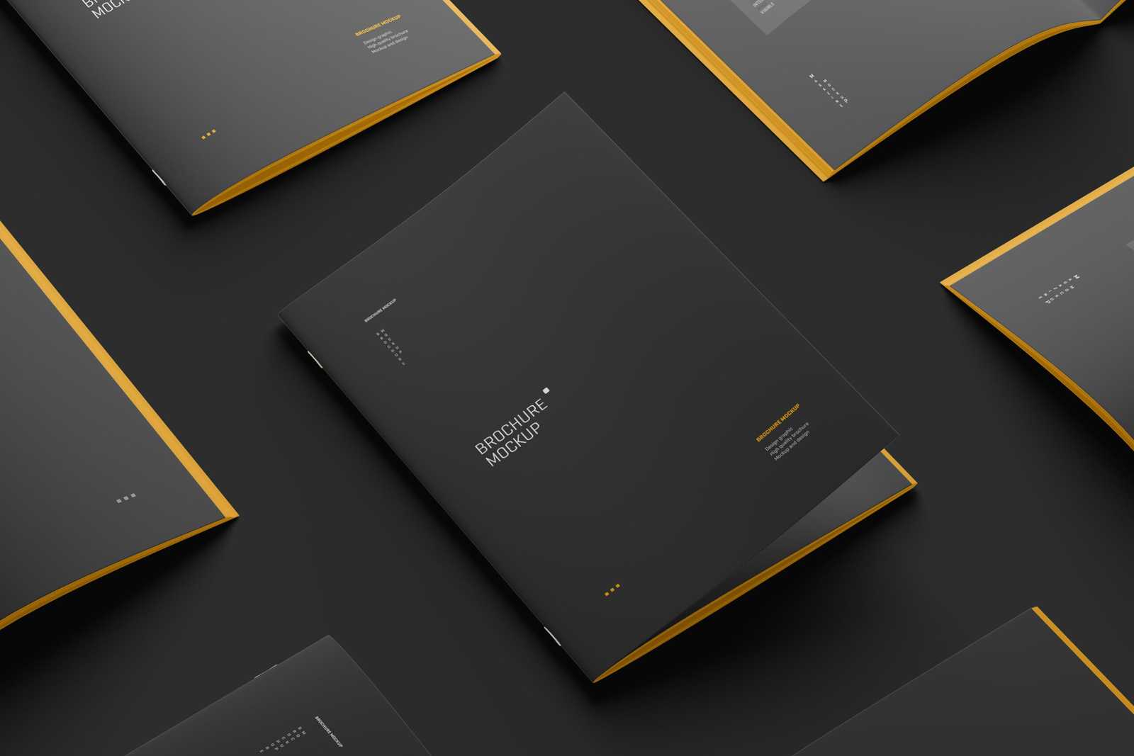 Free Realistic A4 Brochure Mockup
